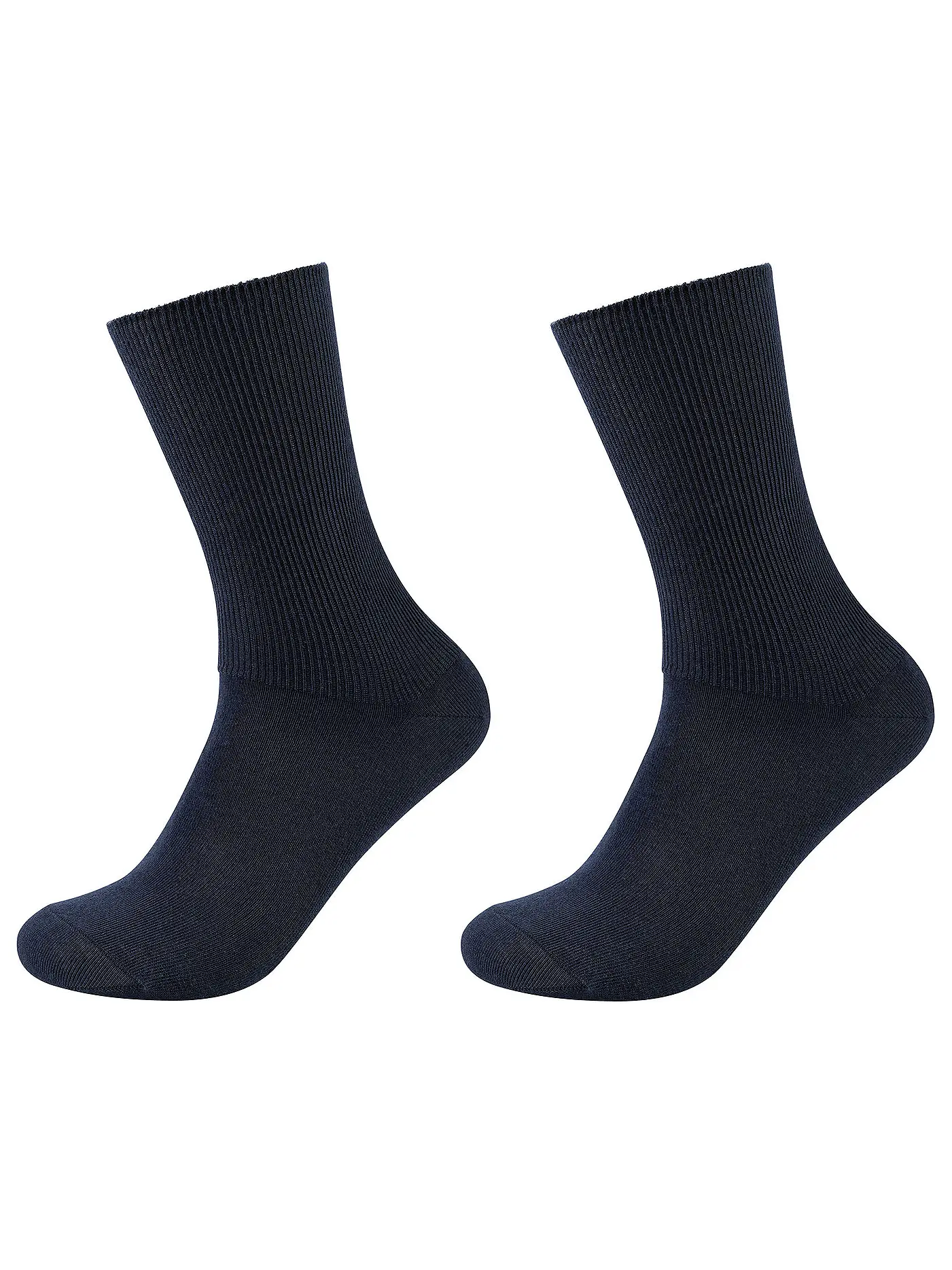 CAMANO | Herren-Socken 2er Pkg black | blau